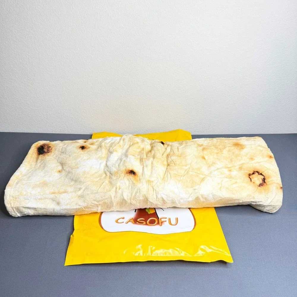 Casofu Burrito Blanket with Gift Bag Food Blanket Size 60